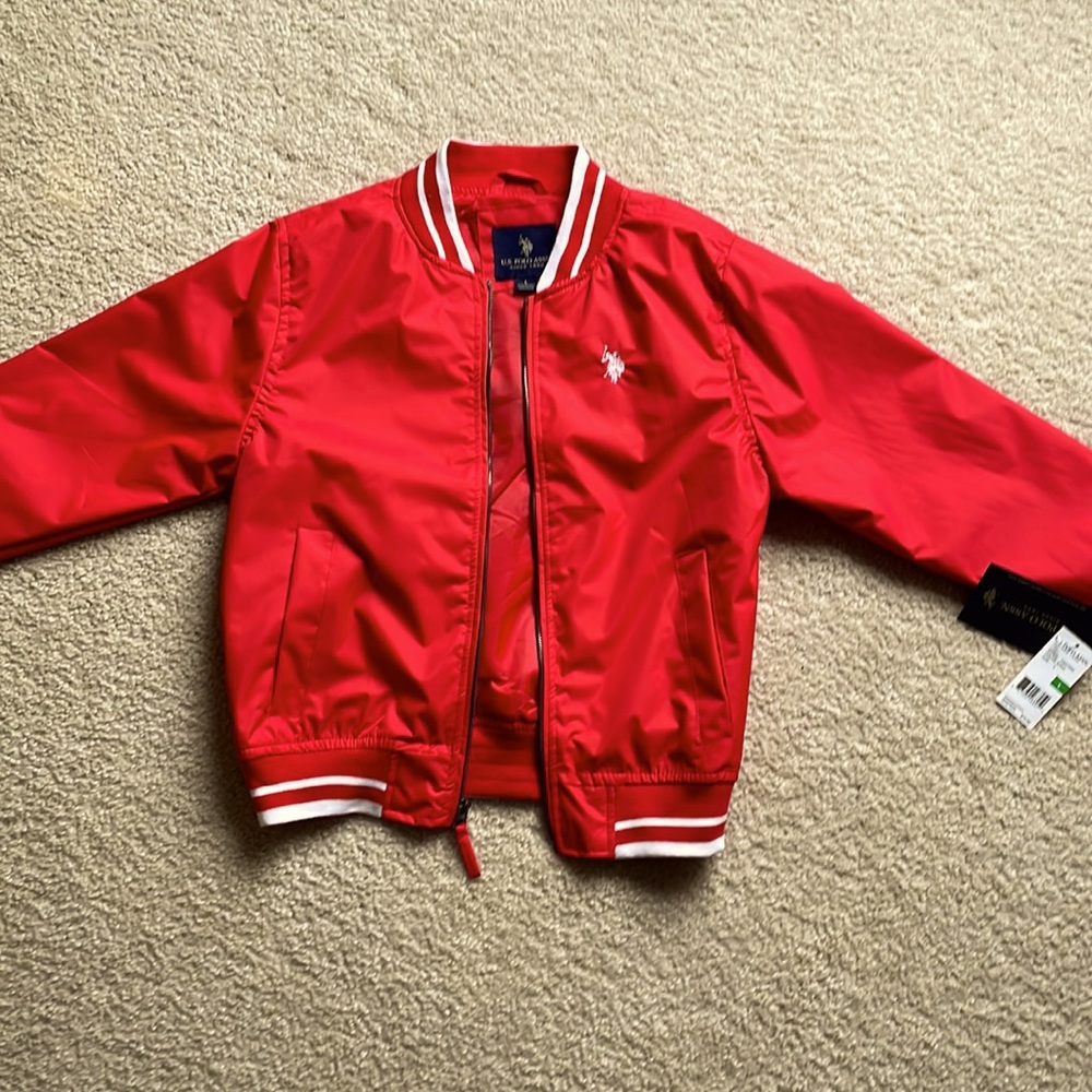 U.S Polo Assn. Lightweight windbreaker jacket.
